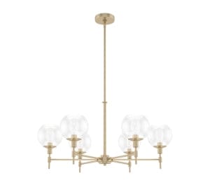 Xidane Chandelier in alturus gold finish