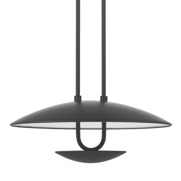 Sunset Ridge LED Large 18 Inch Pendant Lighting Hunter Matte Black 